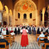 The choir "Cantus" in the Basilica of Santa Eufemia in Grado directed by Tove Ramla-Ystad (Covassi photos)