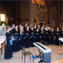 2015 - The Academic Female Choir of the Jagiellonian University during the performance in the Sanctuary of Our Lady of Grace in Pordenone , directed by Janusz Wierzgacz .