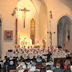 Il coro femminile “Balta” di Riga durante la sua “performance” nel Duomo di Valvasone. (foto Taboga)