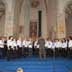 I cori riunito eseguono il brano d’assieme di Anton Bruckner (foto Taboga)