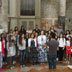 2014 - Il Coro Cantemus nella Basilica di Aquileia durante l’esecuzione di un brano di musica sacra.