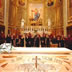 2019 - Foto di gruppo del Coro misto da camera “Ljubljanski Madrigalisti” e del Monteverdi, dopo il concerto nel Duomo del SS. Redentore di Palmanova.